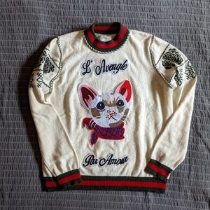 Gucci L'Aveugle Par Amour | vintage cashmere sweater